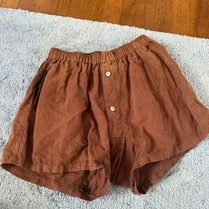 Deiji Studios S/M Brown Shorts